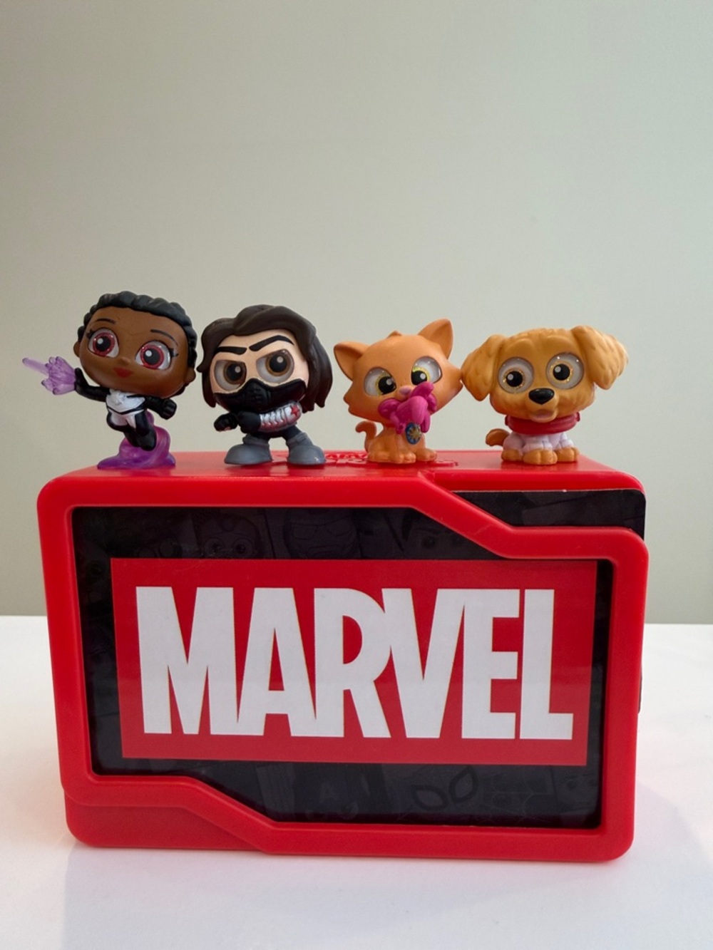 New Disney Marvel Doorables- Photon, Winter Soldier, Goose, Cosmo